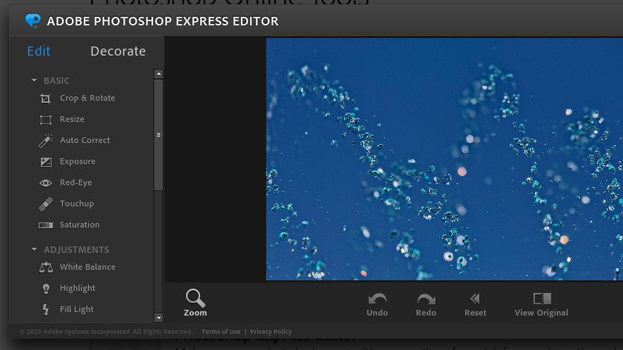Adobe Photoshop Express Editor Review | Techradar