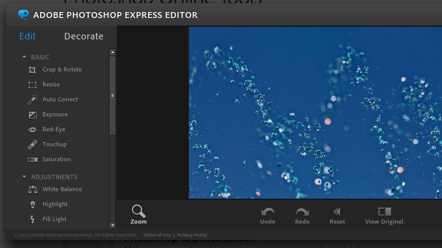 free adobe photoshop online editing