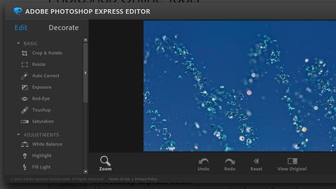Adobe Photoshop Express screen grab