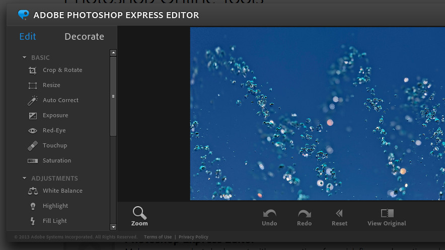 Using Adobe Photoshop Express on Mobile Devices