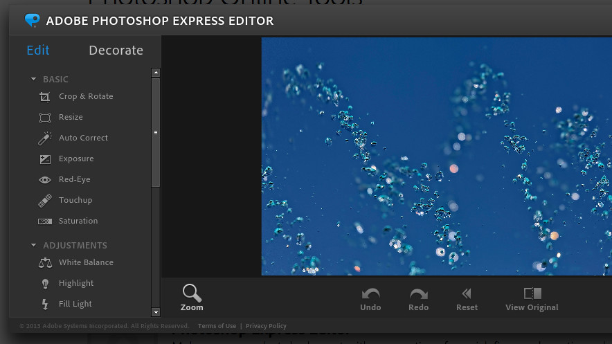 adobe photoshop express image editor