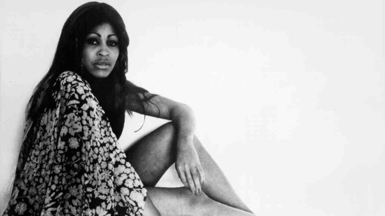 Tina Turner posing for a photograph in 1973