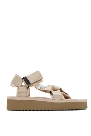 Suicoke Beige & Pink Depa-2po Sandals