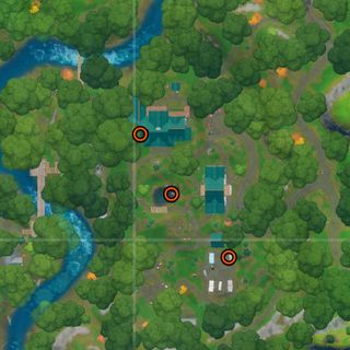 Fortnite Wolverine Claw Marks locations map
