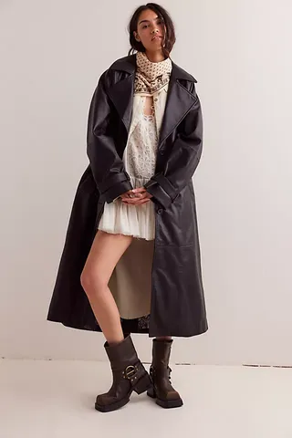 We the Free Rock It Leather Trench