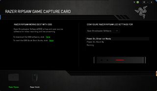 Razer Ripsaw capture device Synapse software