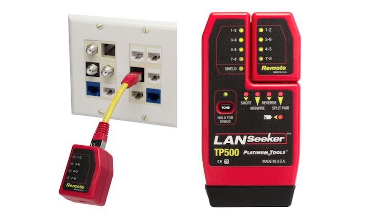 Platinum Tools Ships LanSeeker Cable Tester