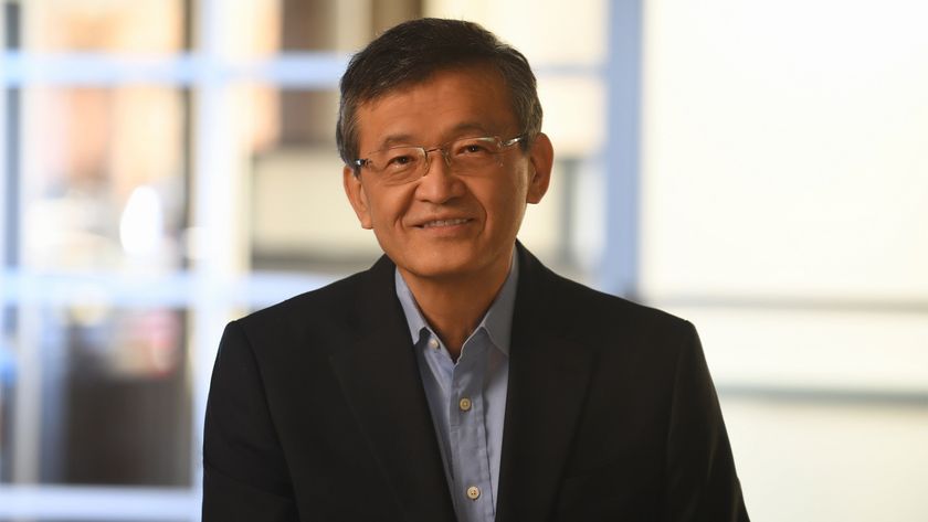 New Intel chief executive officer (CEO) Lip-Bu Tan, pictured wearing a blue shirt with black jacket. 