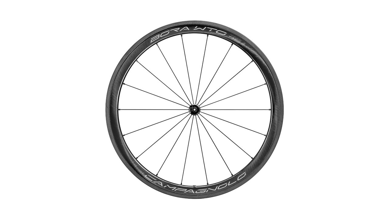 The new Campagnolo WTO 45 front wheel