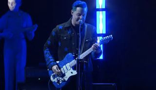 Jack White performs on The Late Show with Stephen Colbert