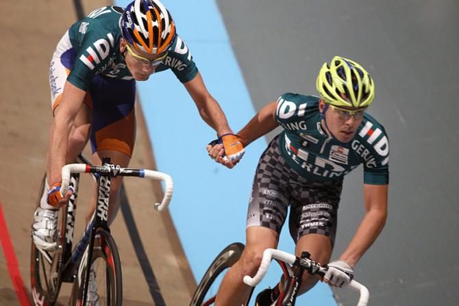 Leif Lampater and Dylan van Baarle in action in Rotterdam