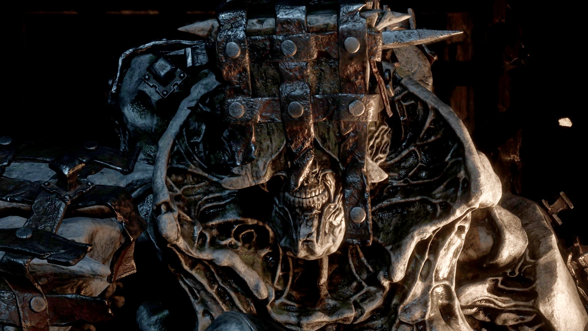 A close up of the Mortal Shell 2 Tar Golem