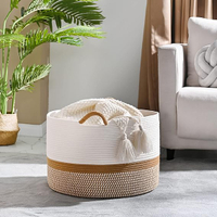 KAKAMAY Large Blanket Basket | was $29.99, now $23.98 at Amazon (-20%)