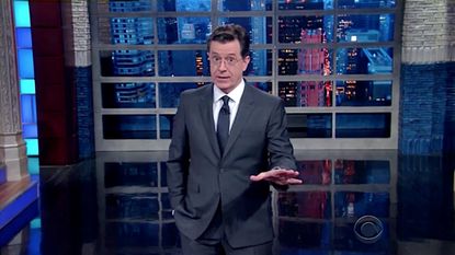 Stephen Colbert tires to make the peace between Pope and Trump