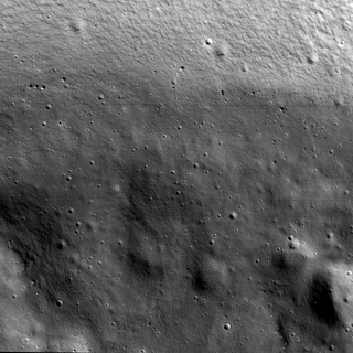The lunar south pole as seen by NASA's ShadowCam