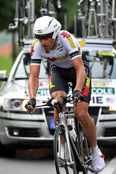 George Hincapie (High Road) winner of stage two, put in a solid 16th place time trial.