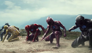 Power Rangers getting ready to fight