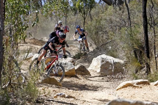 Reece Tucknott in the lead