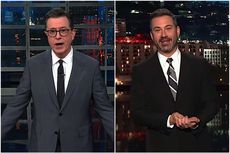 Jimmy Kimmel and Stephen Colbert on Bernie versus Fox News