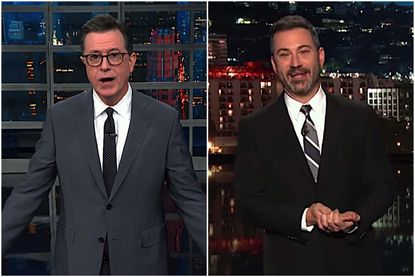 Jimmy Kimmel and Stephen Colbert on Bernie versus Fox News