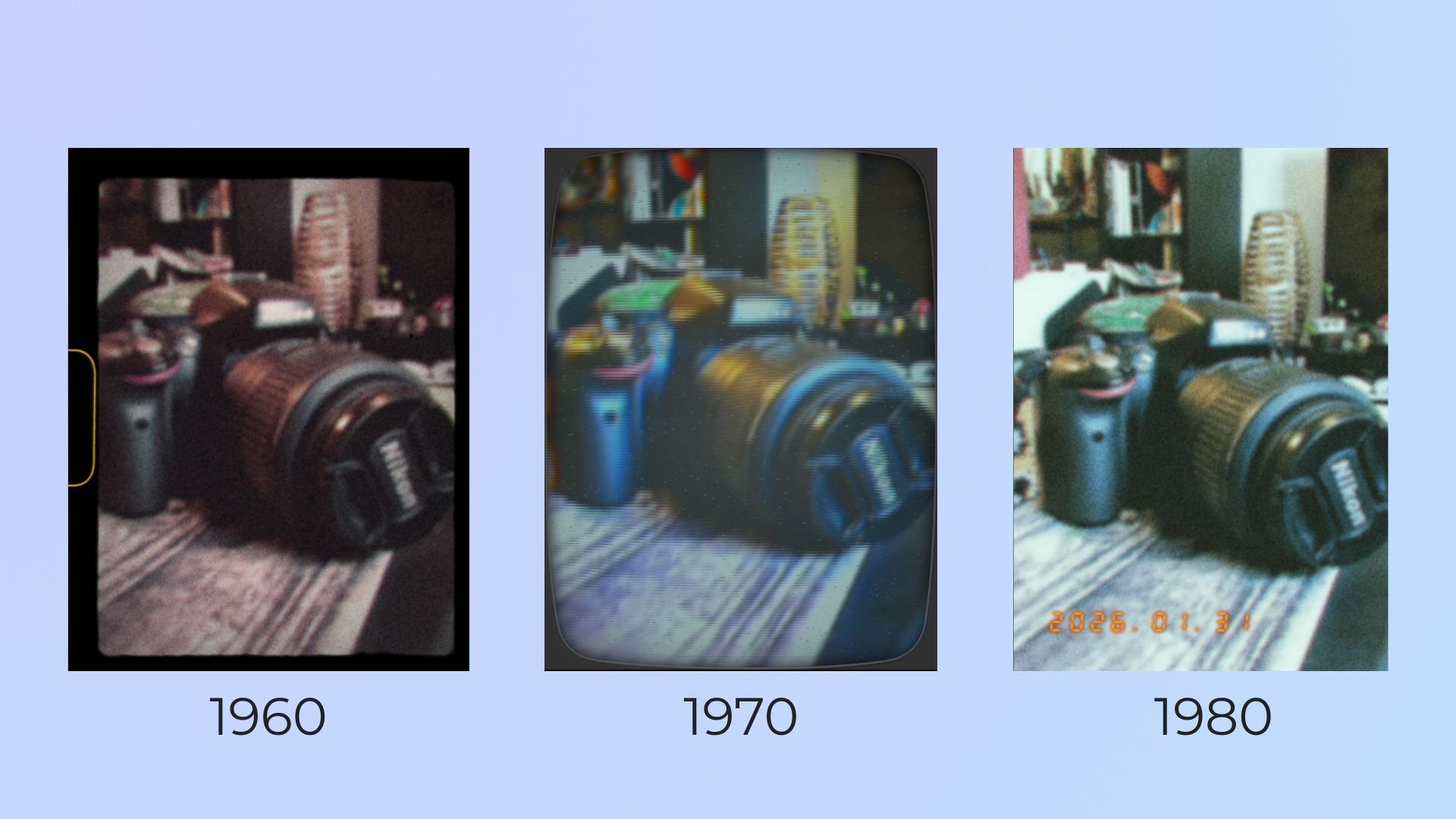 A photo taken on a Fujifilm Instax mini Evo Cinema hybrid instant camera