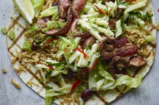 Body Coach Joe Wicks Lean in 15 recipes naughty steak burrito