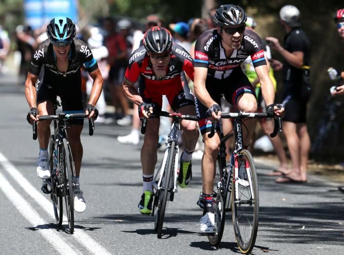 Cadel Evans (BMC) about to make a move