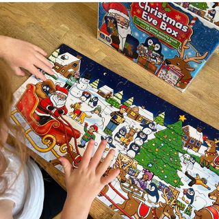 Christmas games for families as illustrated with these colourful boxes