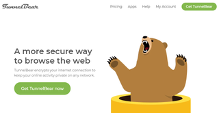 TunnelBear review - TunnelBear homepage