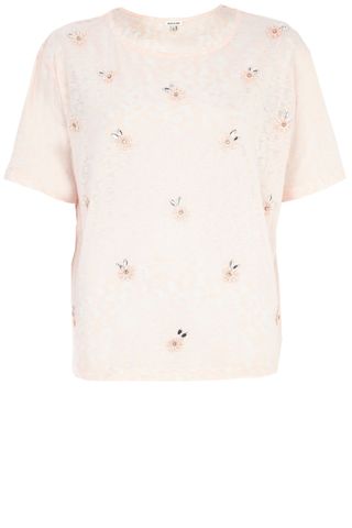 River Island Pink Embellished Boxy T-Shirt, £18
