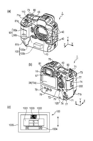 Canon patent haptic feedback
