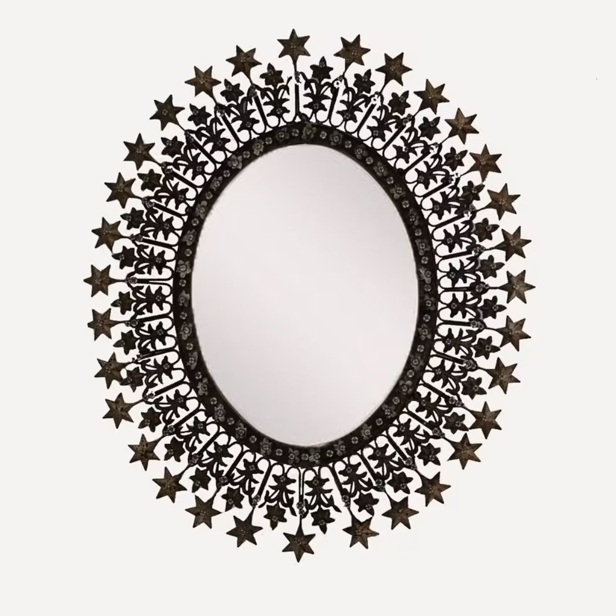 Black starry mirror