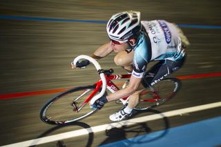 Time trial world champion Tony Martin in action during his team presentation