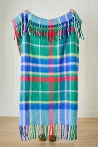 Anthropologie Tartan Wool Plaid Throw Anthropologie Tartan Wool Plaid Throw