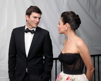 Ashton Kutcher and Mila Kunis.