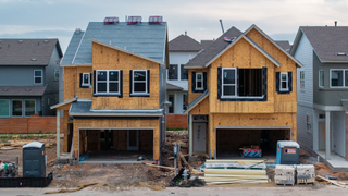 Texas homes under construction