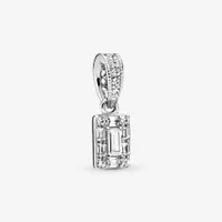 Sparkling Square Halo Pendant | Was £50, now £19