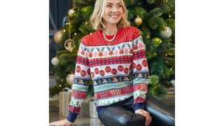 best Christmas jumpers illustrated with a fairisle style festive jumper