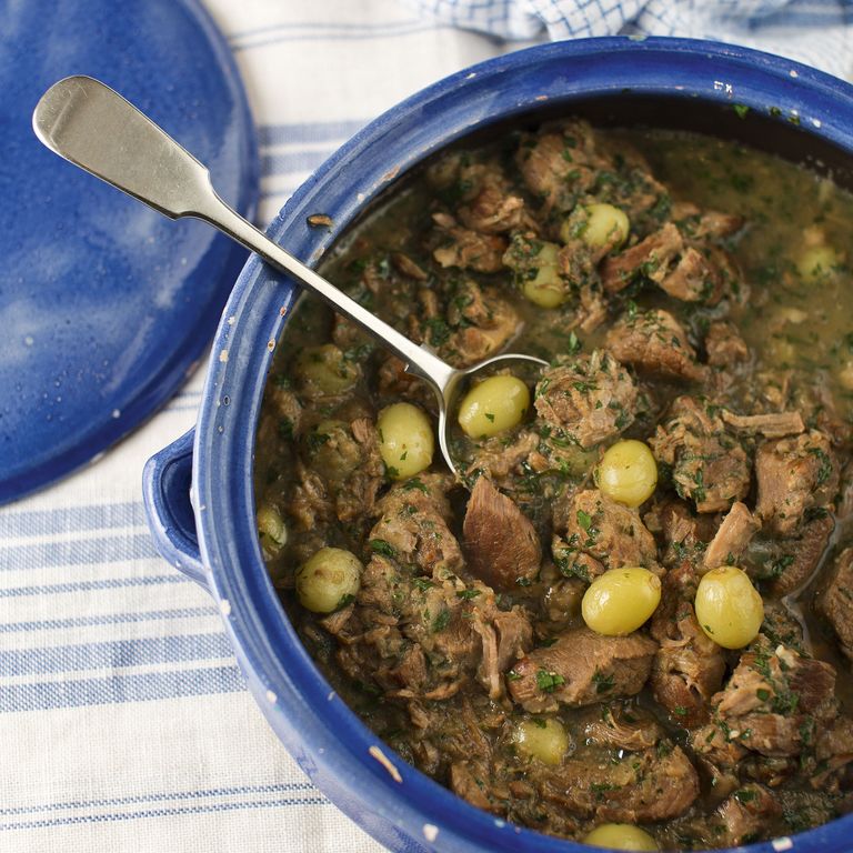 Photo of Slow-cooked Pork Casserole with grapes