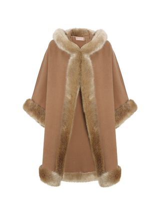John Lewis Maria hooded cape coat, £130