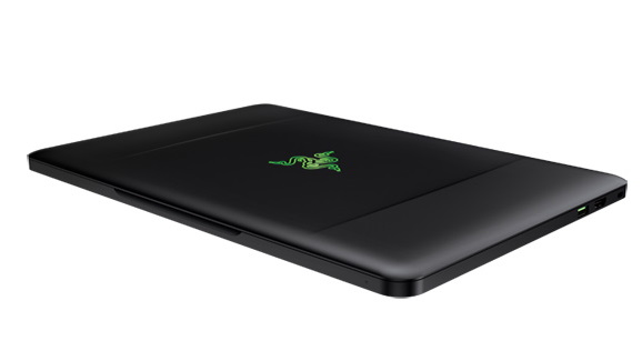 Razer Blade 14 laptop closed on white background