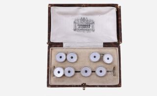 Mother-of-pearl cufflinks and buttons