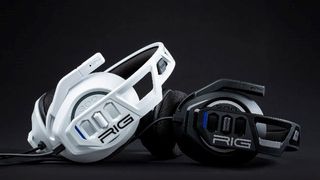 Rig Pro Series headsets in black and white