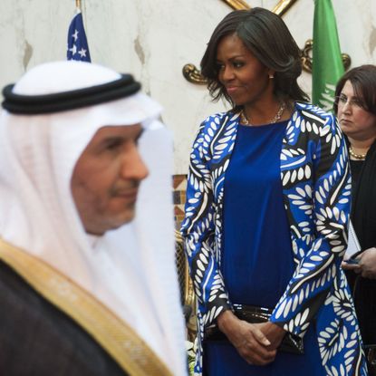 Michelle Obama in Saudi Arabia