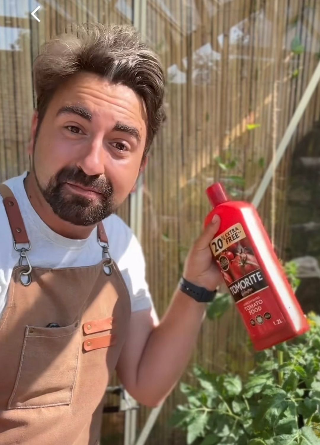 screenshot from Ish's video on how to get more from your tomato plant