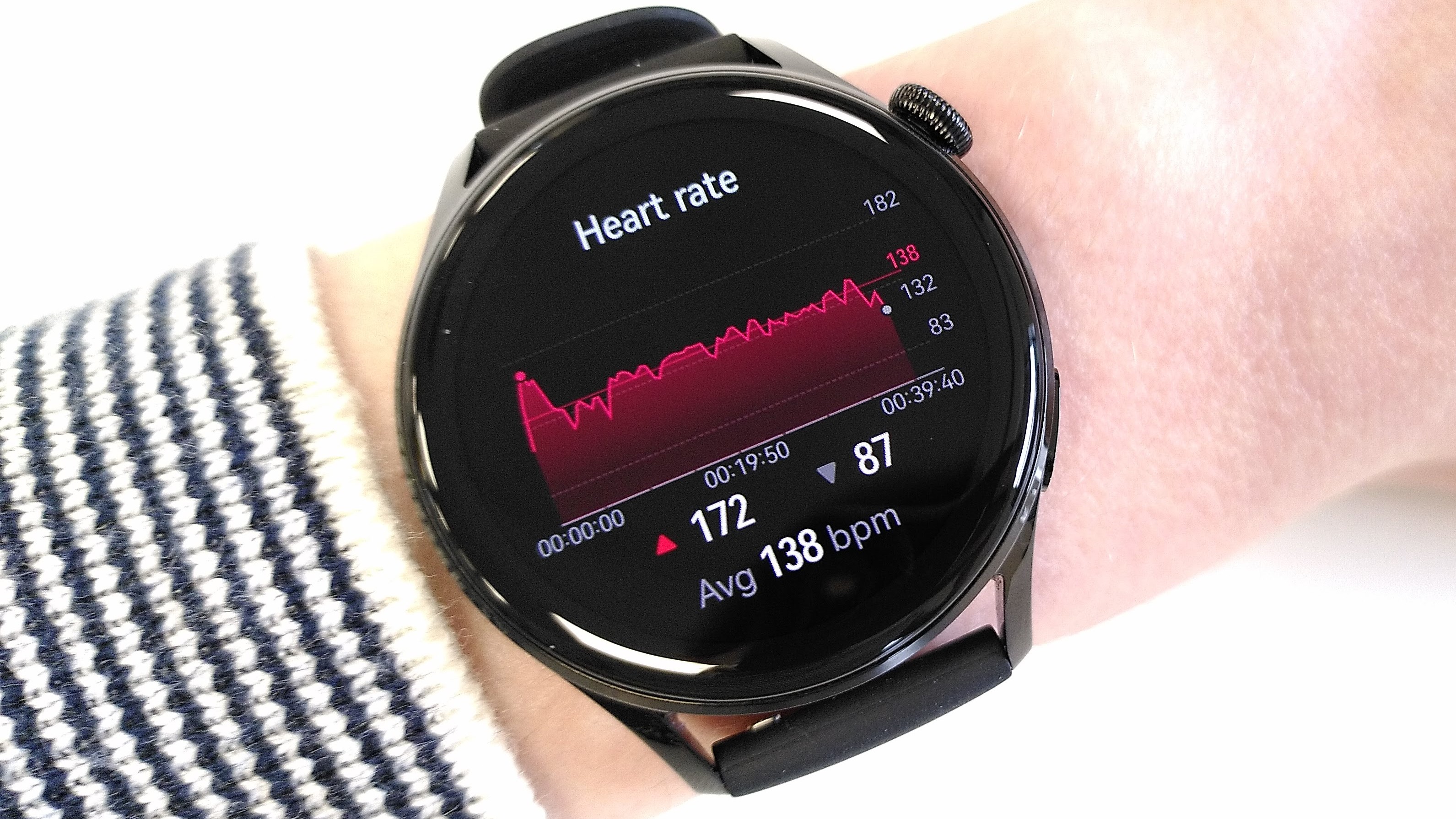 Huawei Watch 3 heart rate data
