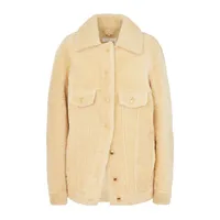 Chloé soft shearling jacket, £3,790, £1,212