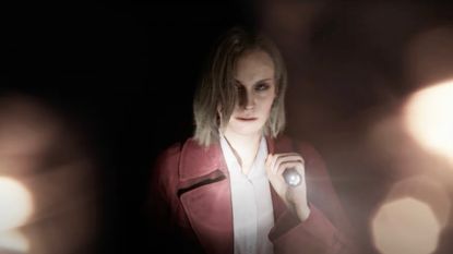 A screenshot shows Alyssa Ashcroft holding a flashlight in Resident Evil Requiem 
