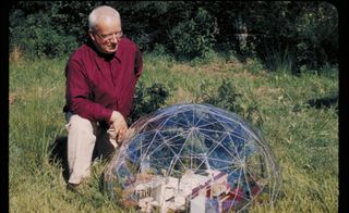 A still from The World of Buckminster Fuller