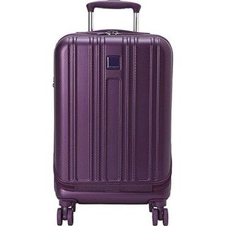 Suitcase, Purple, Hand luggage, Violet, Bag, Baggage, Luggage and bags, Magenta, Rolling, Fashion accessory,